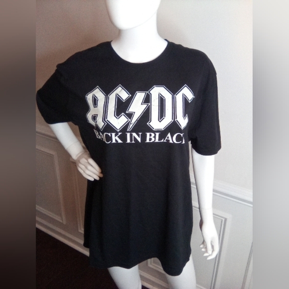 Men's AC/DC Black Graphic T-Shirt, Size Large - Picture 6 of 9